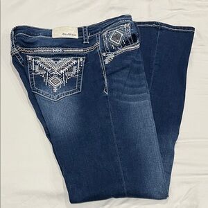 Grace in LA Embroidered Women's Jeans